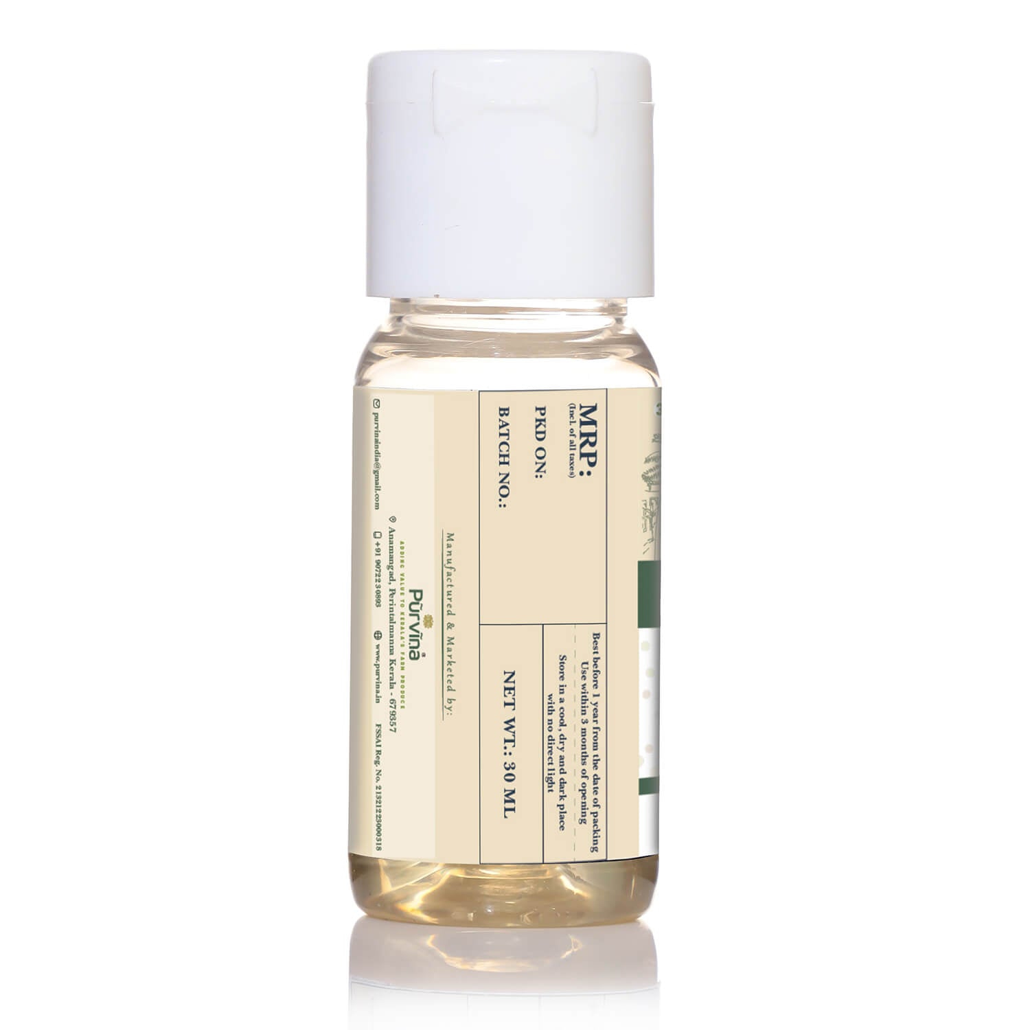 Pūrvīṇa Anti-Wrinkle Moisturising Oil - Ventha Velichenna