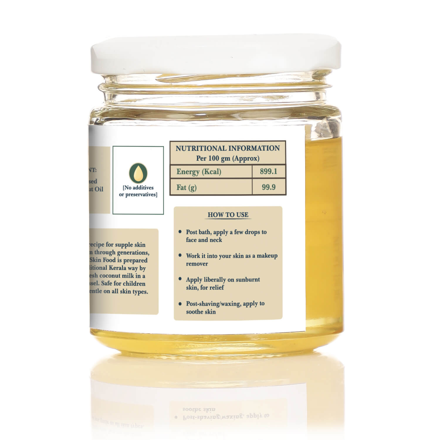 Purvina Skin Food Moisturising Oil