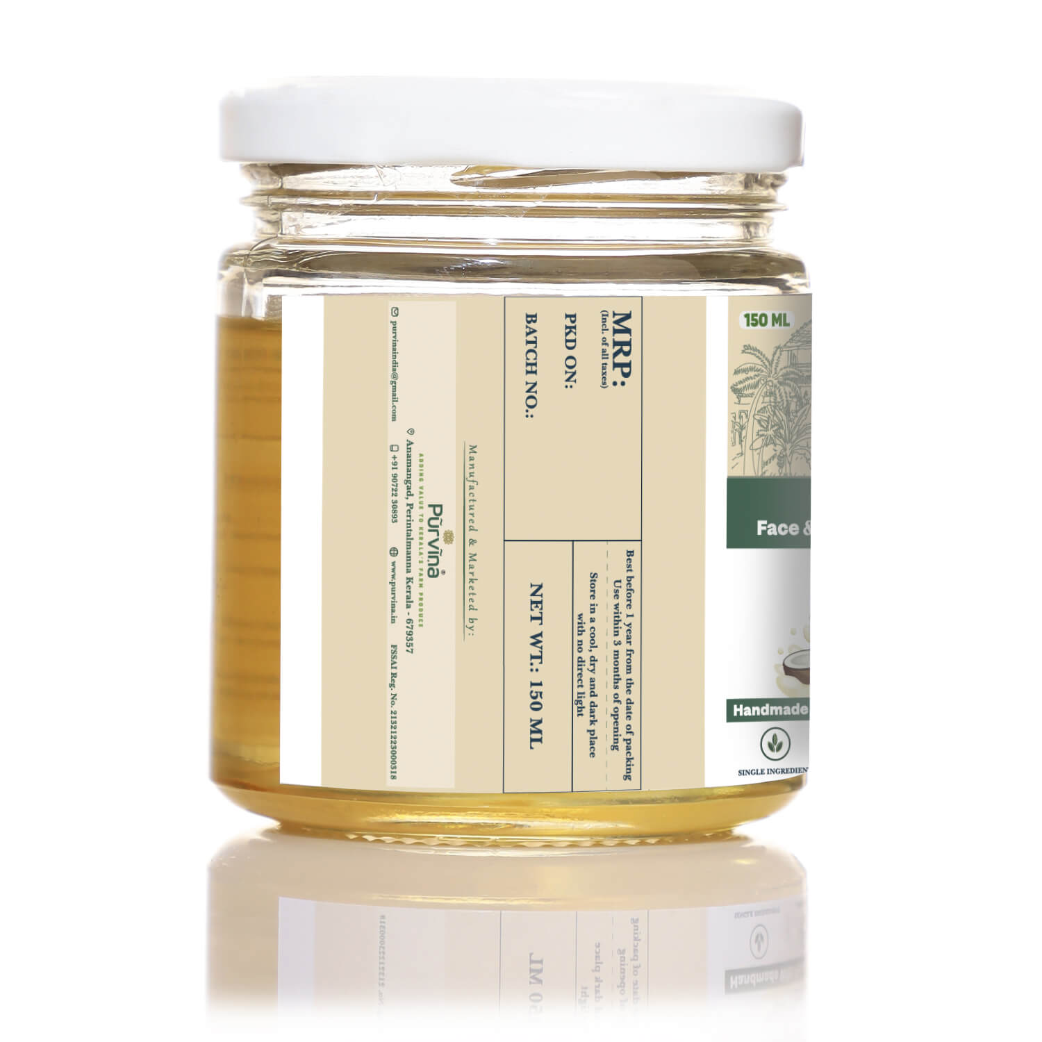 Purvina Skin Food Moisturising Oil