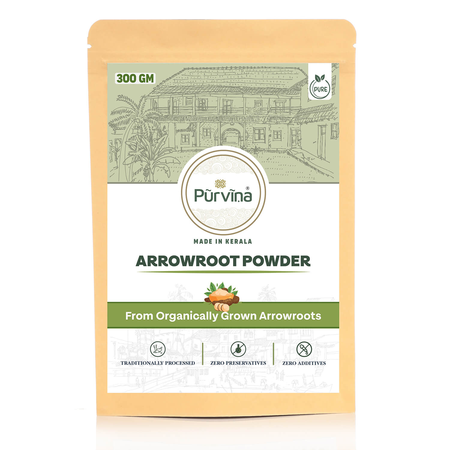 Pūrvīṇa Arrowroot Powder – Purvina